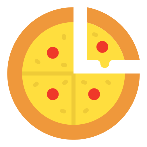 pizza Good Ware Flat Ícone