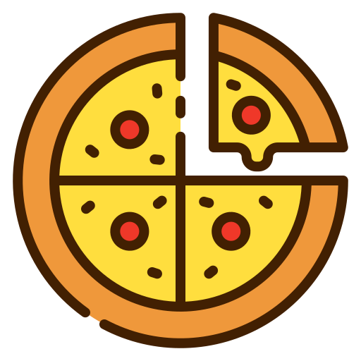 Pizza Good Ware Lineal Color icon