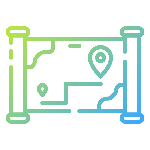 Map Good Ware Gradient icon