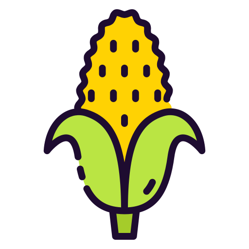 Corn Good Ware Lineal Color icon