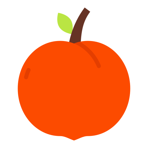 Peach Good Ware Flat icon