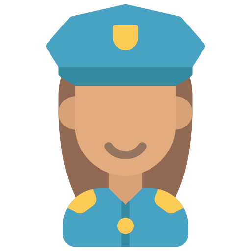 polizist Juicy Fish Flat icon