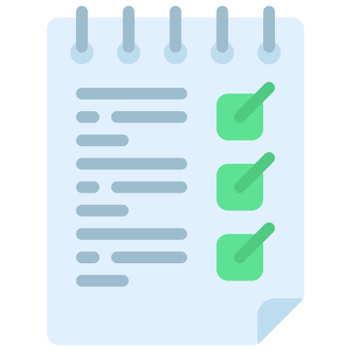 To do list Juicy Fish Flat icon