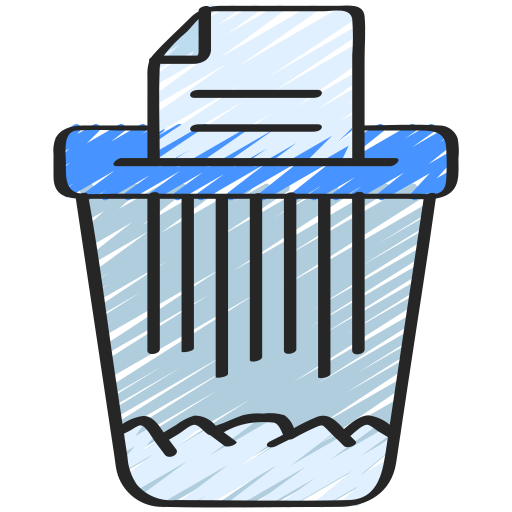 Paper shredder Juicy Fish Sketchy icon