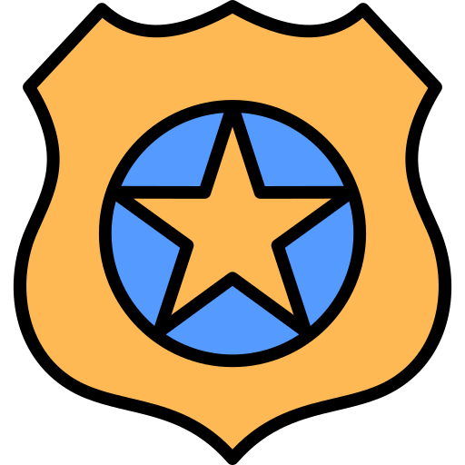 Значок полиции Generic Outline Color иконка