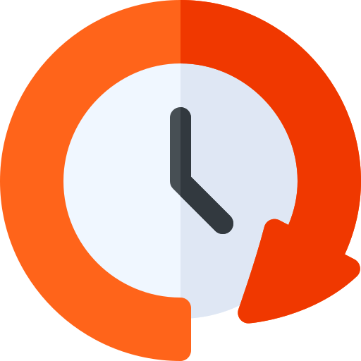 Clockwise Basic Rounded Flat icon