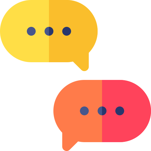 conversation Basic Rounded Flat Icône
