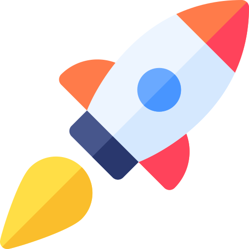 raket Basic Rounded Flat icoon