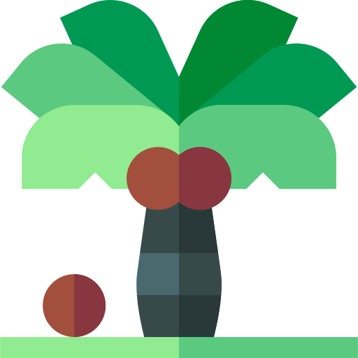 Palm tree Basic Straight Flat icon