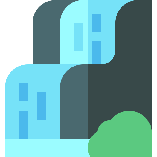 滝 Basic Straight Flat icon