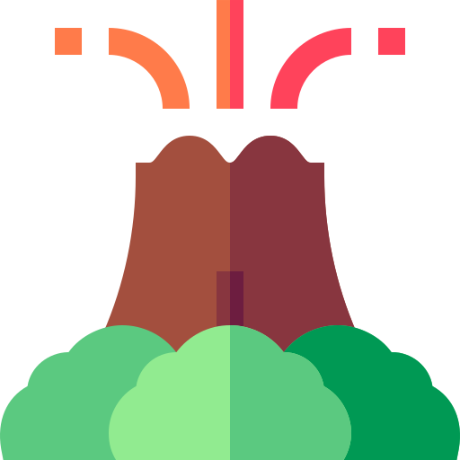 volcan Basic Straight Flat Icône