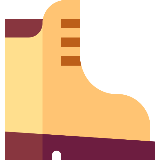 ブーツ Basic Straight Flat icon