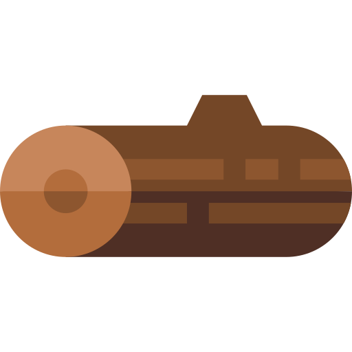 hout Basic Straight Flat icoon