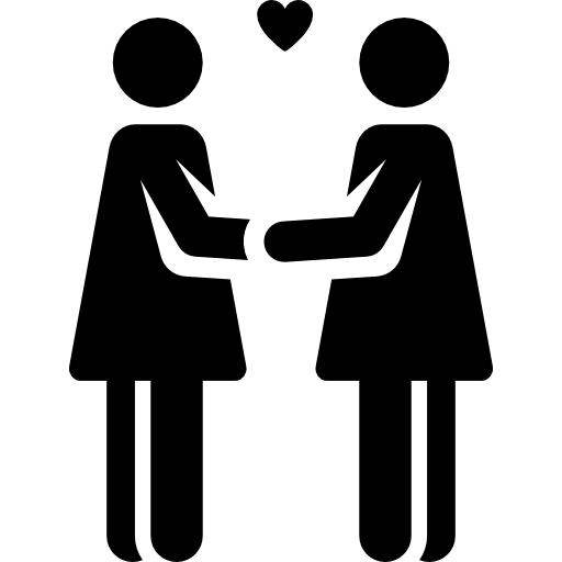couple Pictograms Fill Icône