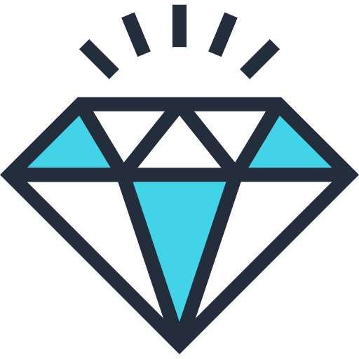 diamant Maxim Flat Two Tone Linear colors icon