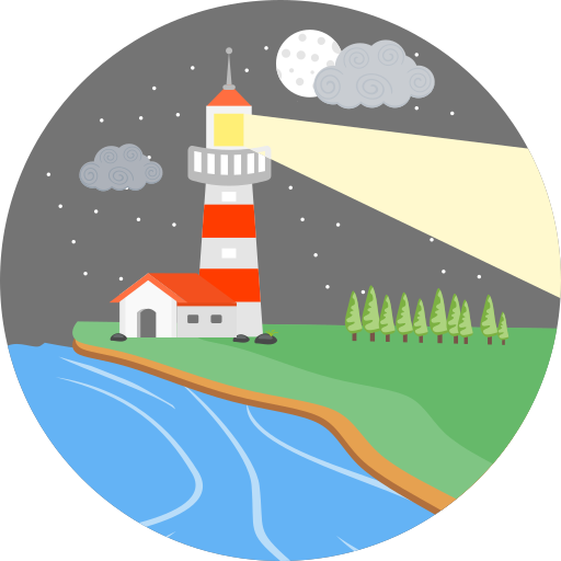 Apuntalar Icon Pond Flat icono