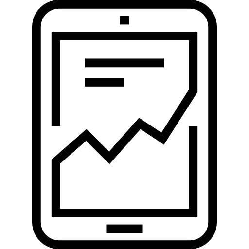 tablet Maxim Flat Lineal ikona