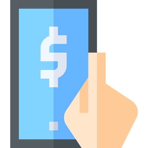 onlinebezahlung Basic Straight Flat icon