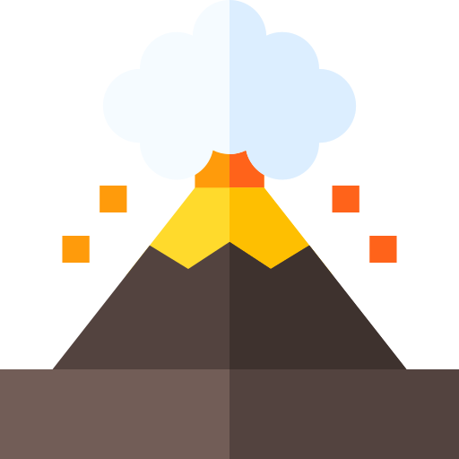 volcan Basic Straight Flat Icône