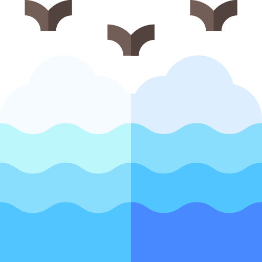 morze Basic Straight Flat ikona