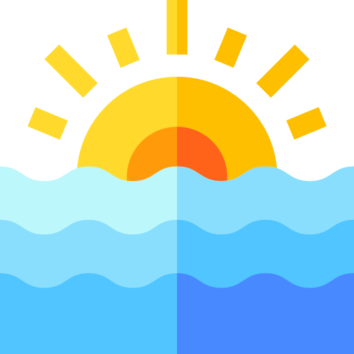 sonnenuntergang Basic Straight Flat icon