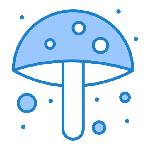 champignon Generic Blue Icône