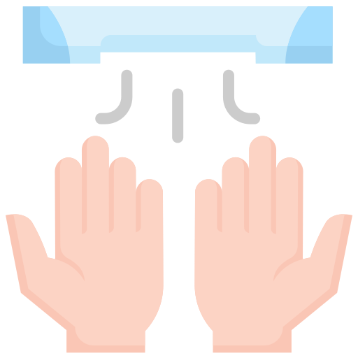 Hand dryer Kosonicon Flat icon