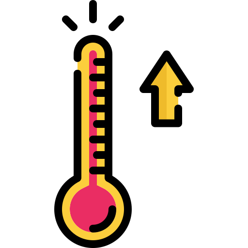 fiebre Generic Outline Color icono