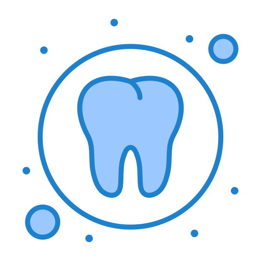 Tooth Generic Blue icon