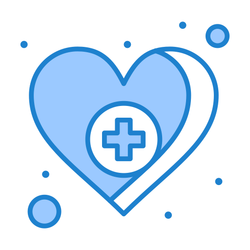 보건 의료 Generic Blue icon