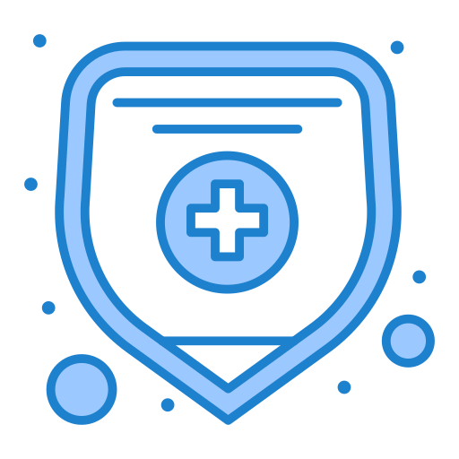 ziektekostenverzekering Generic Blue icoon