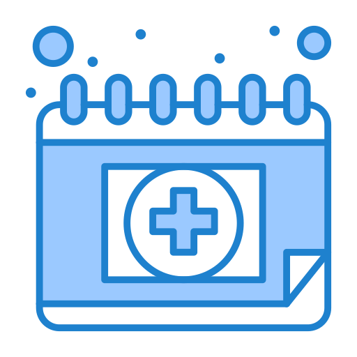 의료 약속 Generic Blue icon