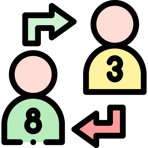 選手 Detailed Rounded Lineal color icon