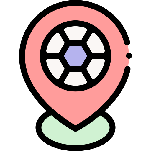 サッカー Detailed Rounded Lineal color icon