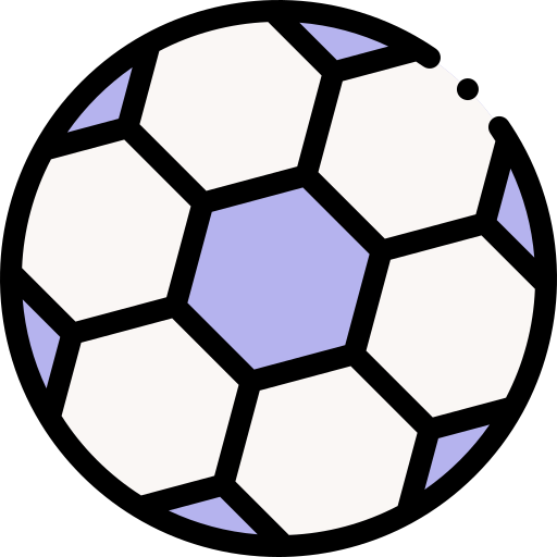 piłka Detailed Rounded Lineal color ikona