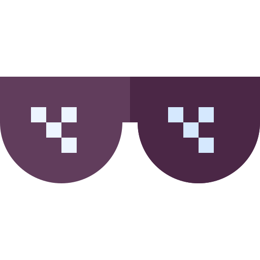 oculos escuros Basic Straight Flat Ícone