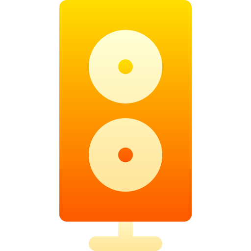 głośnik Basic Gradient Gradient ikona
