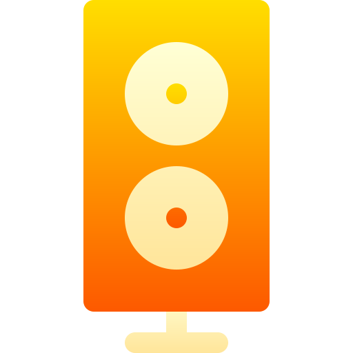 altoparlante Basic Gradient Gradient icona