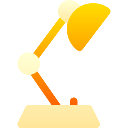 lámpara de escritorio Basic Gradient Gradient icono
