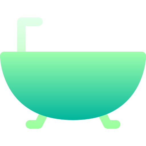 badkuip Basic Gradient Gradient icoon