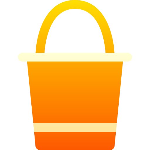 Bucket Basic Gradient Gradient icon