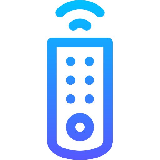 telecomando Basic Gradient Lineal color icona