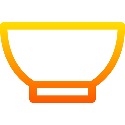 Bowl Basic Gradient Lineal color icon