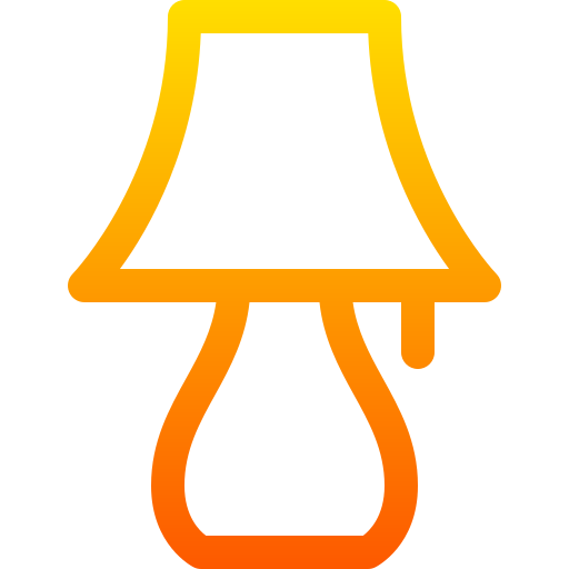 램프 Basic Gradient Lineal color icon