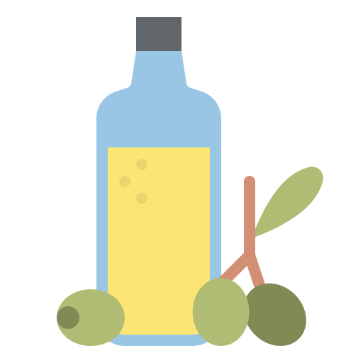 huile d'olive Iconixar Flat Icône