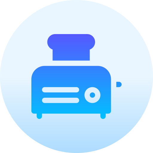 toaster Basic Gradient Circular icon