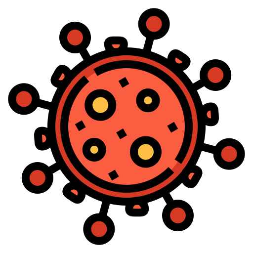 ウイルス Linector Lineal Color icon