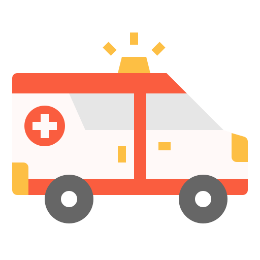 ambulancia Linector Flat icono