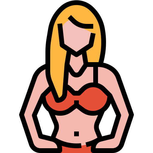 Bikini Linector Lineal Color icon