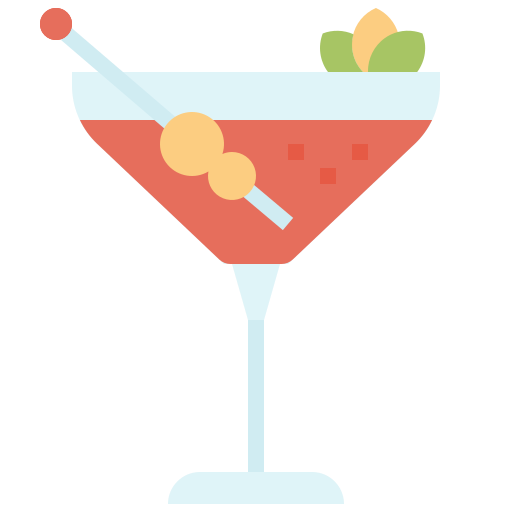 cocktail Linector Flat icon